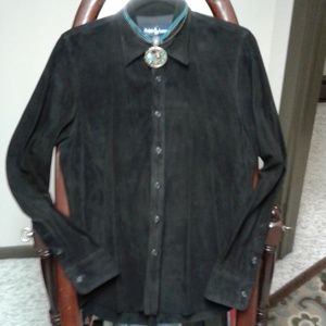 Ralph Lauren suede shirt